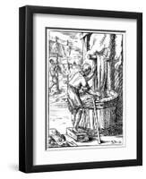 Dyer, 16th Century-Jost Amman-Framed Giclee Print