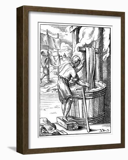 Dyer, 16th Century-Jost Amman-Framed Giclee Print