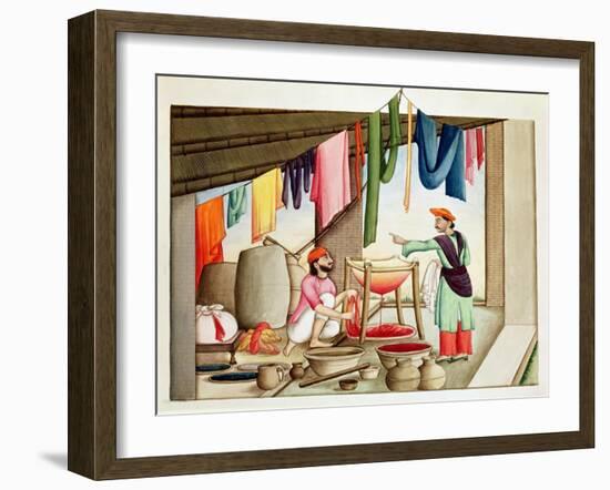 Dyer in India-null-Framed Giclee Print