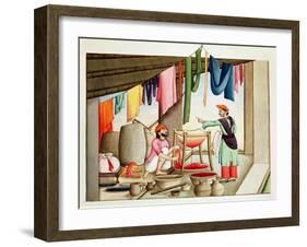 Dyer in India-null-Framed Giclee Print