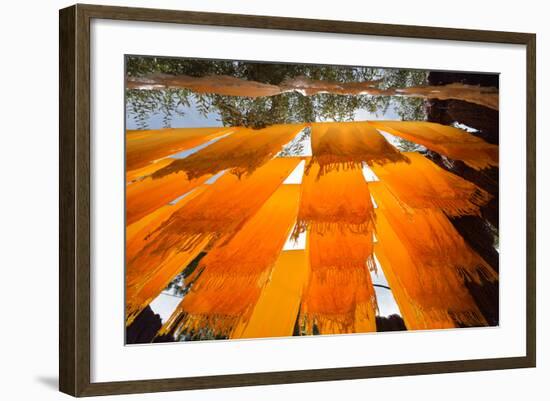 Dyers Souk in the Medina. Marrakech, Morocco-Mauricio Abreu-Framed Photographic Print