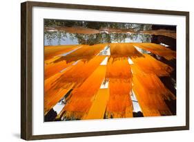 Dyers Souk in the Medina. Marrakech, Morocco-Mauricio Abreu-Framed Photographic Print