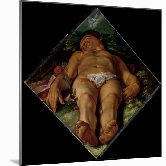 Dying Adonis, 1609-Hendrik Goltzius-Mounted Giclee Print