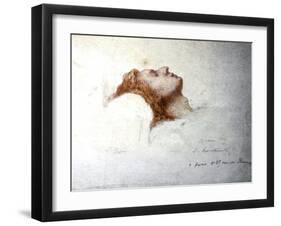 Dying Chopin-Teofil Kwiatkowsk-Framed Art Print