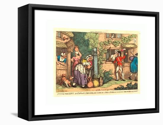 Dying for Love-Thomas Rowlandson-Framed Stretched Canvas