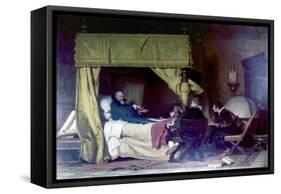 Dying Galileo-Nicolo Barabino-Framed Stretched Canvas