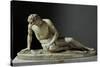 Dying Gaul, Roman Marble Copy of a Hellenistic Original of 230-220 BCE-null-Stretched Canvas