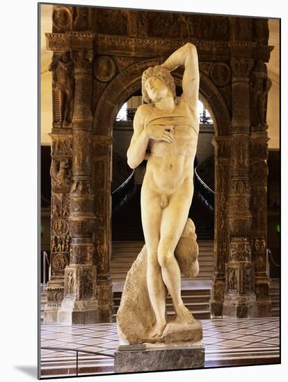 Dying Slave by Michelangelo Buonarroti-Stefano Bianchetti-Mounted Photographic Print