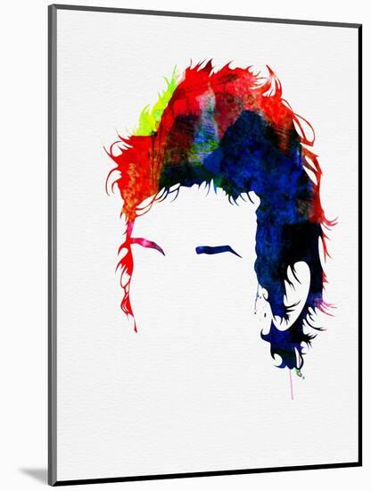 Dylan Watercolor-Lora Feldman-Mounted Art Print