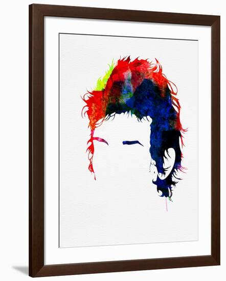 Dylan Watercolor-Lora Feldman-Framed Art Print