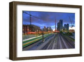 Dynamic Downtown Toronto-null-Framed Art Print