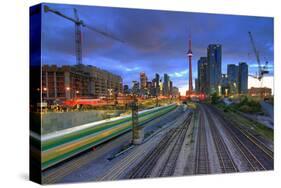 Dynamic Downtown Toronto-null-Stretched Canvas