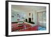 Dynamic Living Room-null-Framed Art Print