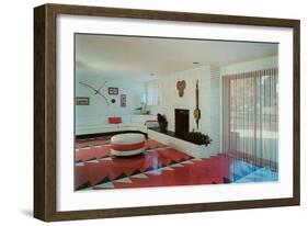 Dynamic Living Room-null-Framed Art Print