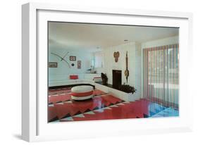 Dynamic Living Room-null-Framed Art Print