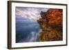 Dynamic Seascape Textures, Kauai Hawaii-Vincent James-Framed Photographic Print