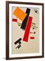 Dynamic Suprematism, 1916-Kasimir Malevich-Framed Giclee Print