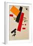 Dynamic Suprematism, 1916-Kasimir Malevich-Framed Giclee Print