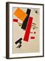 Dynamic Suprematism, 1916-Kasimir Malevich-Framed Giclee Print