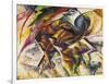 Dynamism of a Cyclist, 1913-Umberto Boccioni-Framed Giclee Print