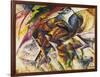 Dynamism of a Cyclist, 1913-Umberto Boccioni-Framed Giclee Print