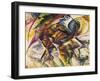 Dynamism of a Cyclist, 1913-Umberto Boccioni-Framed Giclee Print