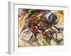 Dynamism of a Cyclist, 1913-Umberto Boccioni-Framed Giclee Print