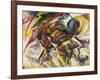 Dynamism of a Cyclist, 1913-Umberto Boccioni-Framed Giclee Print