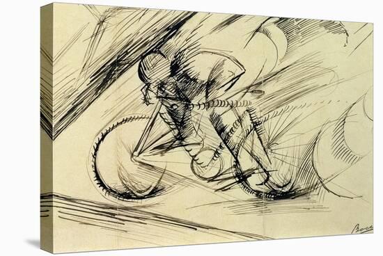 Dynamism of a Cyclist, 1913-Umberto Boccioni-Stretched Canvas