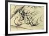 Dynamism of a Cyclist, 1913-Umberto Boccioni-Framed Giclee Print