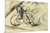 Dynamism of a Cyclist, 1913-Umberto Boccioni-Mounted Giclee Print