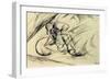 Dynamism of a Cyclist, 1913-Umberto Boccioni-Framed Giclee Print