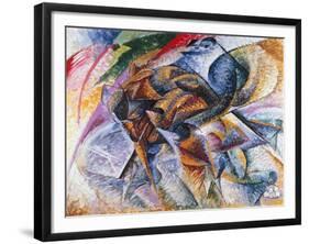 Dynamism of a Cyclist, 1913-Umberto Boccioni-Framed Giclee Print