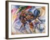 Dynamism of a Cyclist, 1913-Umberto Boccioni-Framed Giclee Print