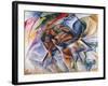 Dynamism of a Cyclist, 1913-Umberto Boccioni-Framed Giclee Print