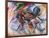 Dynamism of a Cyclist, 1913-Umberto Boccioni-Framed Giclee Print