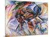 Dynamism of a Cyclist, 1913-Umberto Boccioni-Mounted Giclee Print