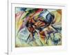 Dynamism of a Cyclist (Dinamismo Di Un Ciclista) 1913-Umberto Boccioni-Framed Giclee Print