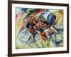 Dynamism of a Cyclist (Dinamismo Di Un Ciclista) 1913-Umberto Boccioni-Framed Giclee Print