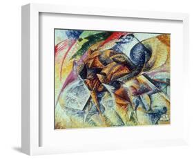 Dynamism of a Cyclist (Dinamismo Di Un Ciclista) 1913-Umberto Boccioni-Framed Premium Giclee Print