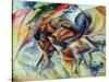 Dynamism of a Cyclist (Dinamismo Di Un Ciclista) 1913-Umberto Boccioni-Stretched Canvas