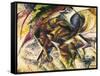 Dynamism of a Cyclist-Umberto Boccioni-Framed Stretched Canvas