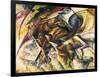 Dynamism of a Cyclist-Umberto Boccioni-Framed Art Print