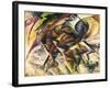 Dynamism of a Cyclist-Umberto Boccioni-Framed Art Print