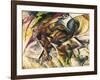 Dynamism of a Cyclist-Umberto Boccioni-Framed Art Print