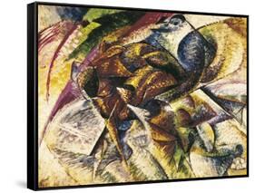 Dynamism of a Cyclist-Umberto Boccioni-Framed Stretched Canvas