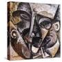 Dynamism of a Man's Head, 1914-Umberto Boccioni-Stretched Canvas