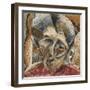 Dynamism of a Woman's Head or Head of a Woman or Decomposition of a Woman's Head-Umberto Boccioni-Framed Giclee Print