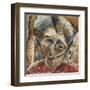 Dynamism of a Woman's Head or Head of a Woman or Decomposition of a Woman's Head-Umberto Boccioni-Framed Giclee Print