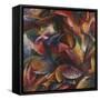 Dynamism of Human Body-Umberto Boccioni-Framed Stretched Canvas